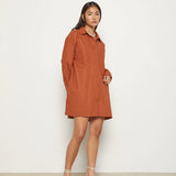 Sardinia Dress - Rust