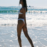 Ocean Bottom - White Eco Rib