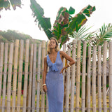 Selina Dress - Sky Knit