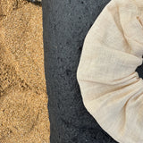 Linen Scrunchie - Ivory