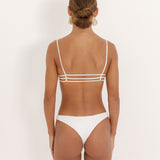 Ocean Bottom - White Eco Rib