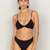 Rica Bottom - Eco Black Rib