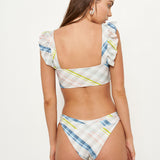 Bordeaux Top - Provence Plaid - Eco