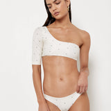 Calvin Top - Moss Baby Dot - Eco