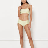 Capri Top - Lime Wildflower - Eco