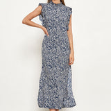 Makaha Dress - Indigo Batik