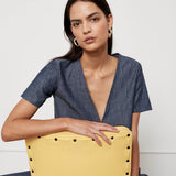Pansy Top - Chambray