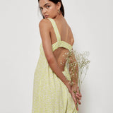 Jenny Jumpsuit - Lime Wildflower
