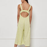 Jenny Jumpsuit - Lime Wildflower