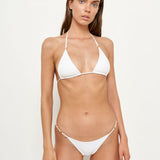 Veronica Top - Eco White Rib