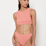 Lola Top - Hibiscus Rib