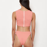 Lola Top - Hibiscus Rib