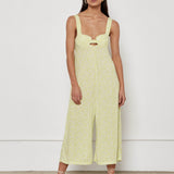 Jenny Jumpsuit - Lime Wildflower