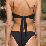 Rue Bottom - Black Eco Rib