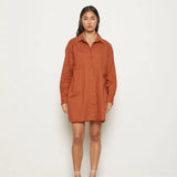 Sardinia Dress - Rust