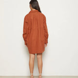 Sardinia Dress - Rust