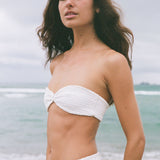 Vica Bottom - Woven White