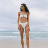 Vica Bottom - Woven White