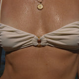 La Rosa Top - Ivory Eco Rib