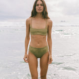 Alice Top - Olive Stone Eco Rib