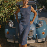 Susana Dress - Windward Blue