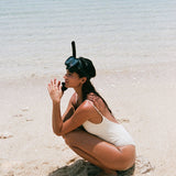 Evie One Piece - Ivory Eco Rib