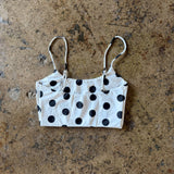 Carolina Top - Black Polka