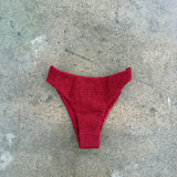 Sezane Bottom - Cherry Lacquer Eco Rib