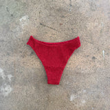 Sezane Bottom - Cherry Lacquer Eco Rib