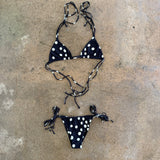 Conch Bottom - Noir Polka