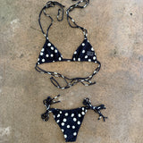 Conch Bottom - Noir Polka