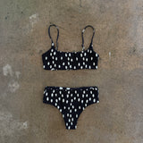 Alice Top - Noir Polka