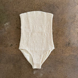Costa One Piece - Ivory Eco Rib