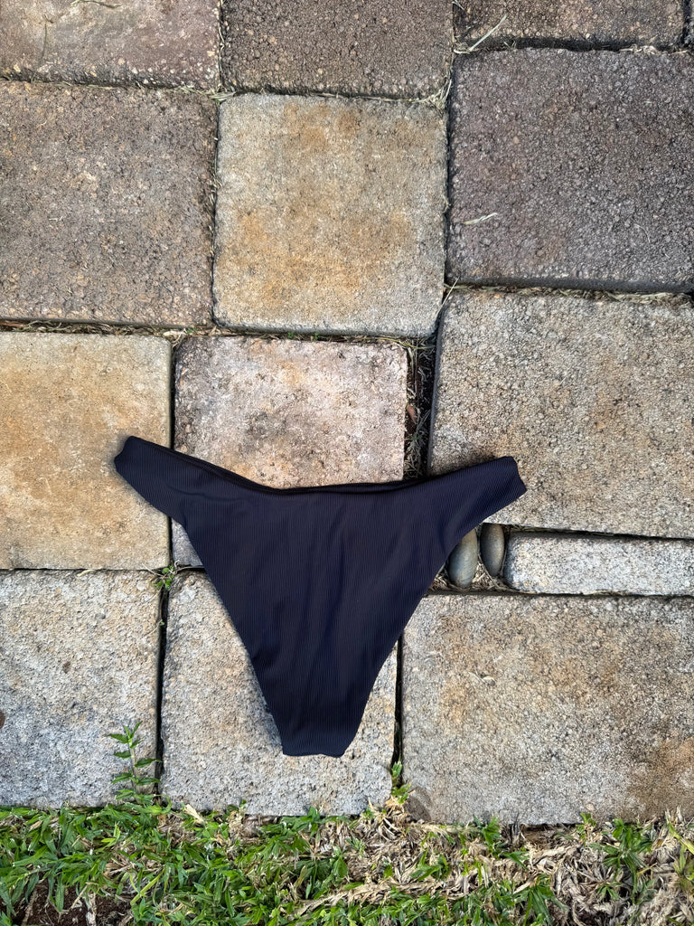 Rue Bottom - Black Eco Rib