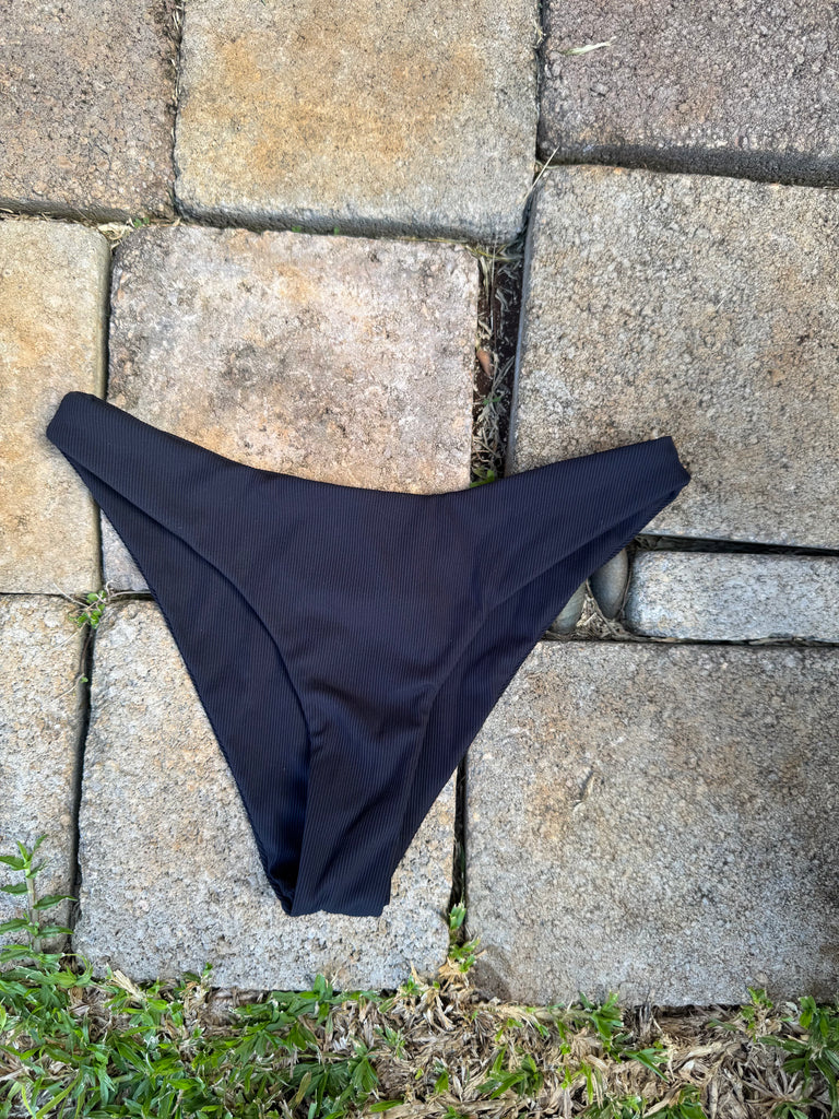 Rue Bottom - Black Eco Rib