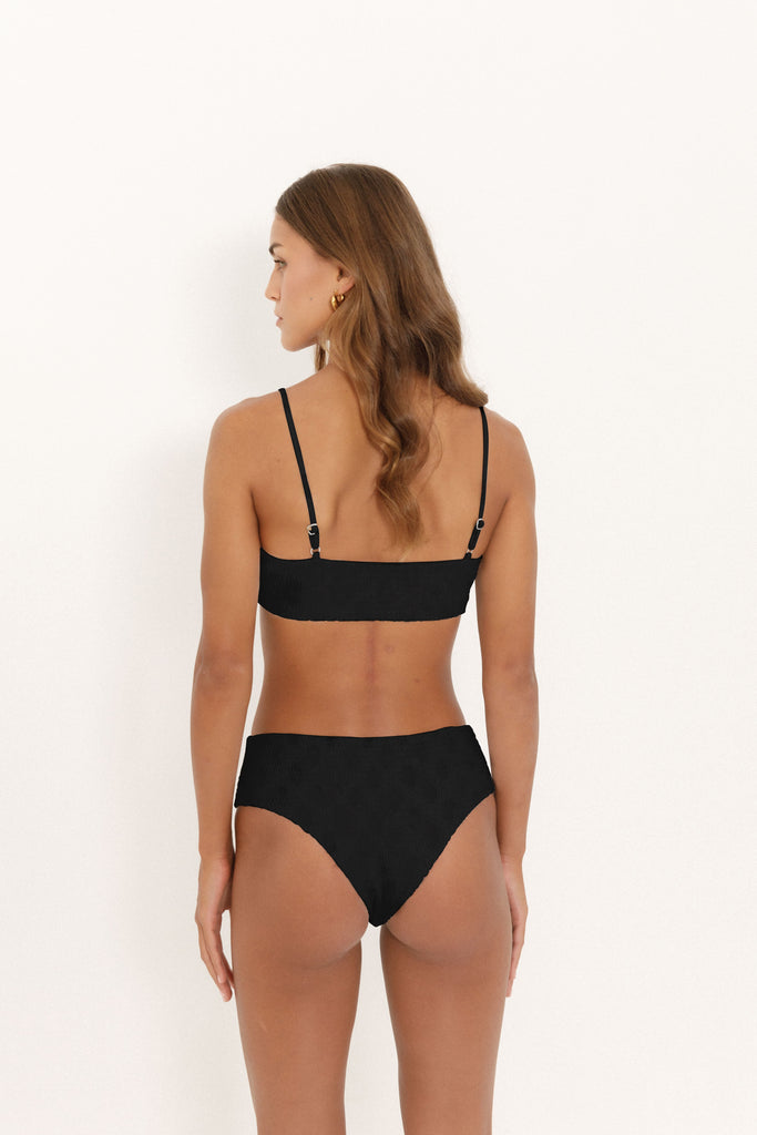 Bambi Bottom - Eco Black Rib