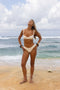 Vacation Top - Ivory Eco Rib