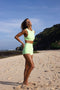 Lola Top - Key Lime Eco Rib