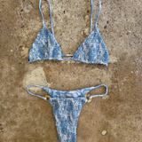 Cinco Top - Denim Flora