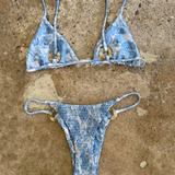 Cinco Top - Denim Flora