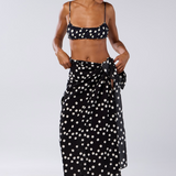 Sarong - Noir Polka