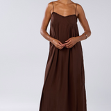Makaha Dress - Earth Brown