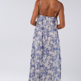 Makaha Dress Linen - Flora Alba 