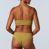 Alice Top - Olive Stone Eco Rib