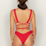 Iris Bottom - Cherry Eco Rib