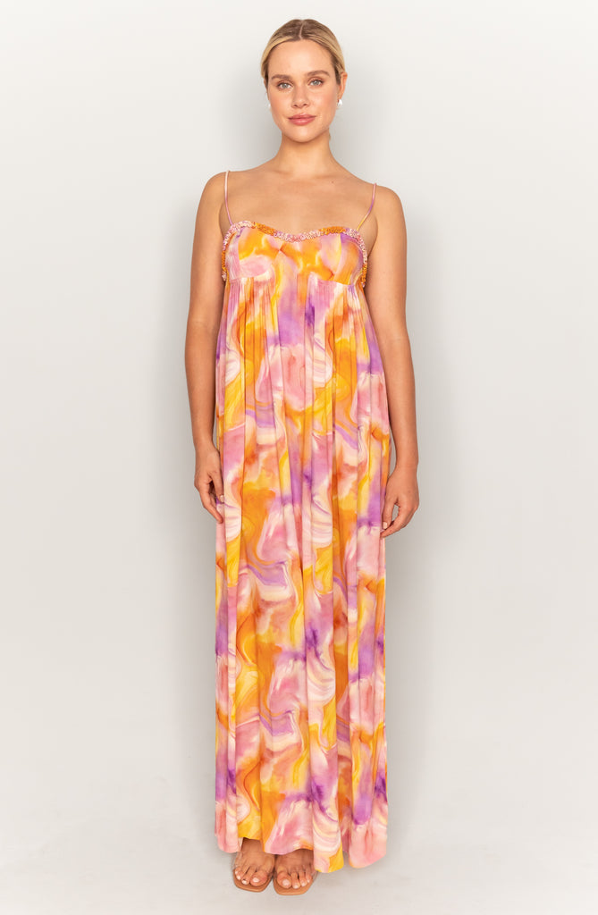 Makaha Dress - Watercolor
