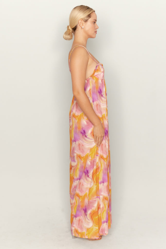 Makaha Dress - Watercolor