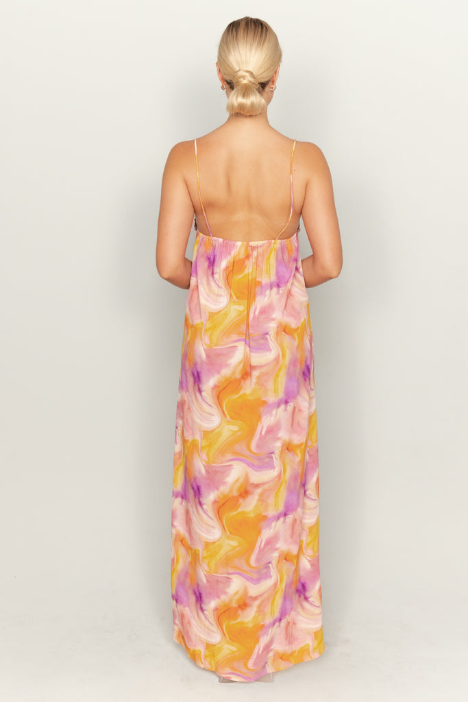 Makaha Dress - Watercolor