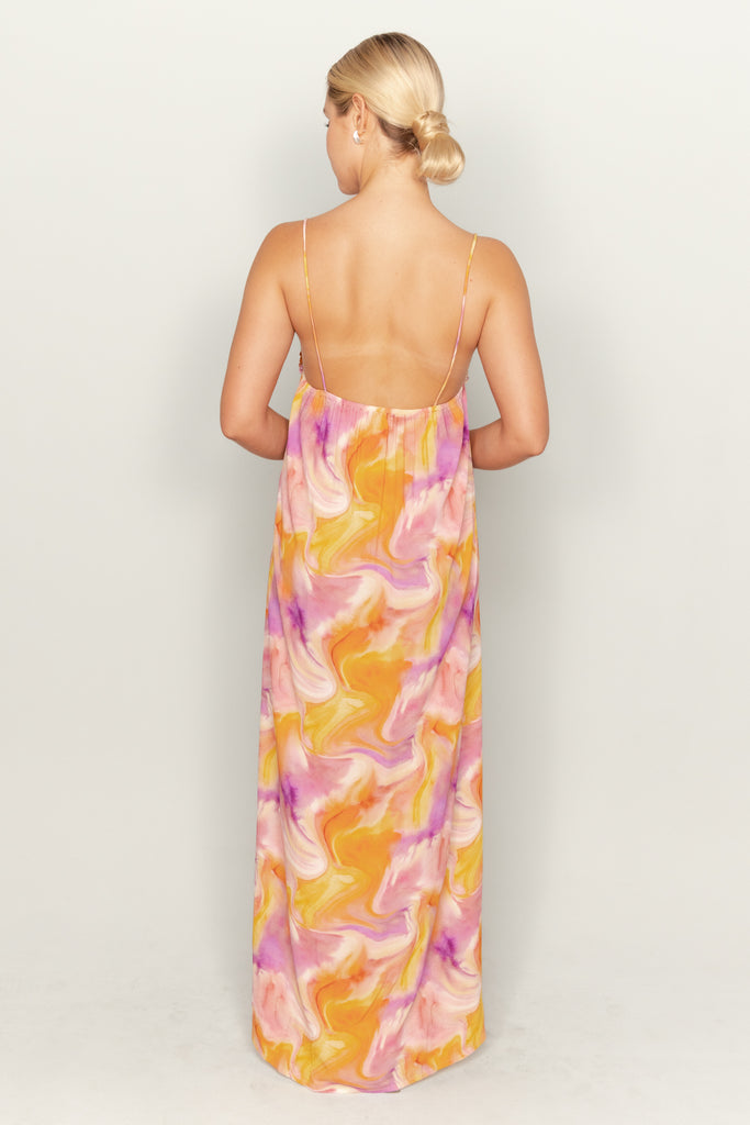 Makaha Dress - Watercolor