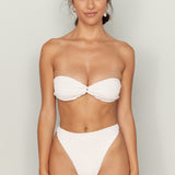 Daisy Top - White Eco Rib